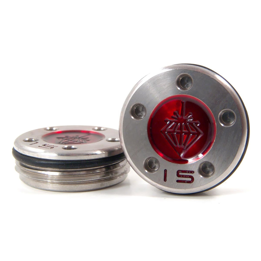 Custom Red Lucky Diamonds Scotty Cameron Putter Weights | 19th Hole Custom Shop