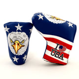 I Love USA Eagle Blade and Mid Mallet Putter Head Cover | 19th Hole Custom Shop
