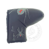 Black Spider TaylorMade Blade and Mid Mallet Putter head cover | 19th Hole Custom Shop
