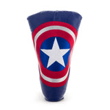 Blue Captain America Odyssey Blade & Mid Mallet Putter Head Cover | 19th Hole Custom Shop