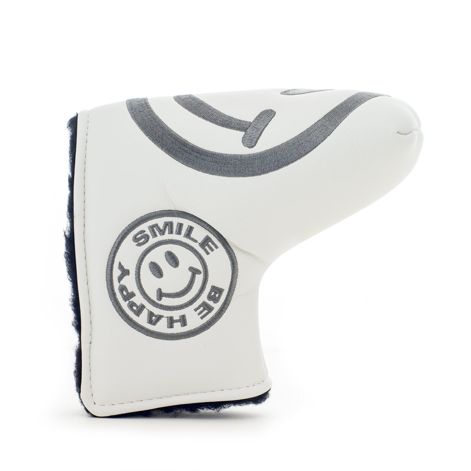 19th Hole Smile Face Putter Head Cover - Thumbnail 2