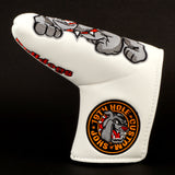 White Bulldog Blade Putter head Cover | 19th Hole Custom Shop