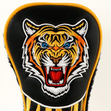 Tiger Retro Style Fairway Metal Woods Head Cover, Black