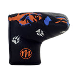 Black Wolf Head Scotty Cameron Blade Mid Mallet Putter Head cover | 19th Hole Custom Shop