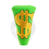 Green Cash is King Odyssey Blade & Mid Mallet Putter Head Cover | 19th Hole Custom Shop