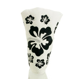 White Hawaii Hibiscus Blade Mid Mallet Putter Head Cover | 19th Hole Custom Shop