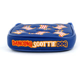 Blue US Flag Dancing Scottie Dog Odyssey Mallet Putter Head cover | 19th Hole Custom Shop