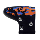 Black Wolf Odyssey Blade Mid Mallet Putter Head cover | 19th Hole Custom Shop