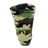 Camouflage Canvas Shark Mouth TaylorMade Blade & Mid Mallet Putter Head Cover  | 19th Hole Custom Shop