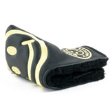 Black Smile Face Blade and Midsize Mallet Putter Head Cover | 19th Hole Custom Shop