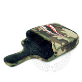 Camouflage Canvas Fighter Plane magnetic Mallet Putter Head cover | 19th Hole Custom Shop