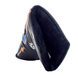 Black Wolf Magnetic Blade Mid Mallet Putter Head cover | 19th Hole Custom Shop
