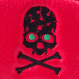 10 pc/Set PU Skull Golf Iron Club Head cover, Red