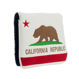 White California Republic Right Hand Bettinardi Mallet Putter Head cover | 19th Hole Custom Shop