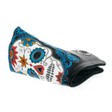 Dia de los Muertos Sugar Skull Cobra Blade & Mid Mallet Putter Head cover | 19th Hole Custom Shop